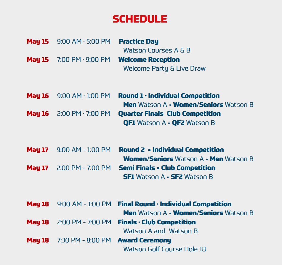 Schedule – The Nationals 2025